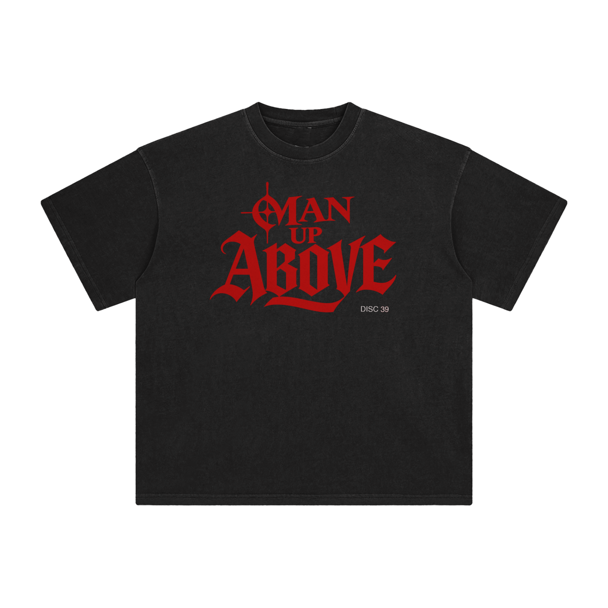 MAN UP ABOVE Washed T-Shirt