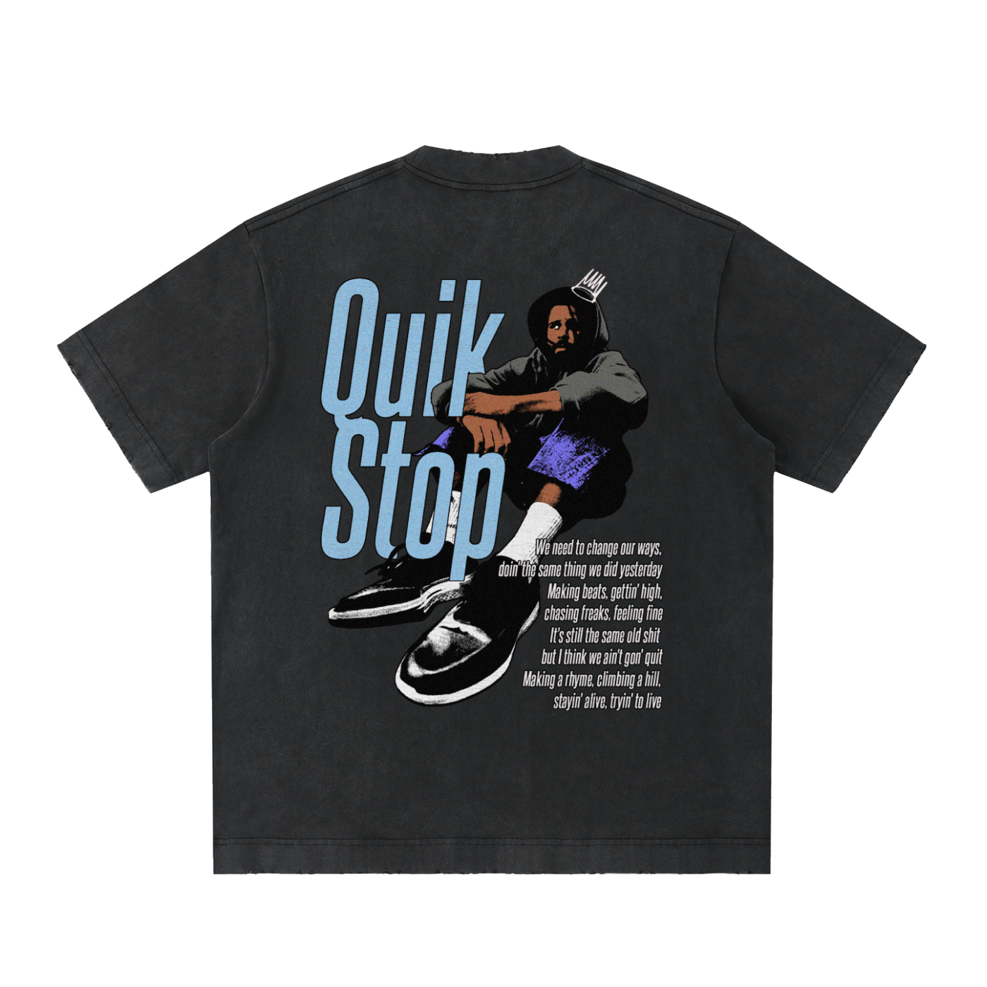 QUIK STOP T-Shirt (BLUE)