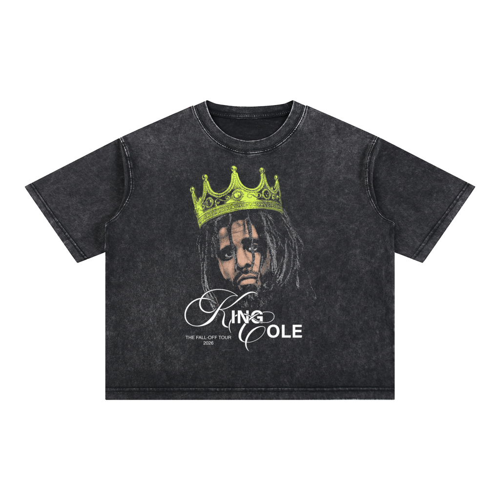KING COLE Wash Boxy Tee