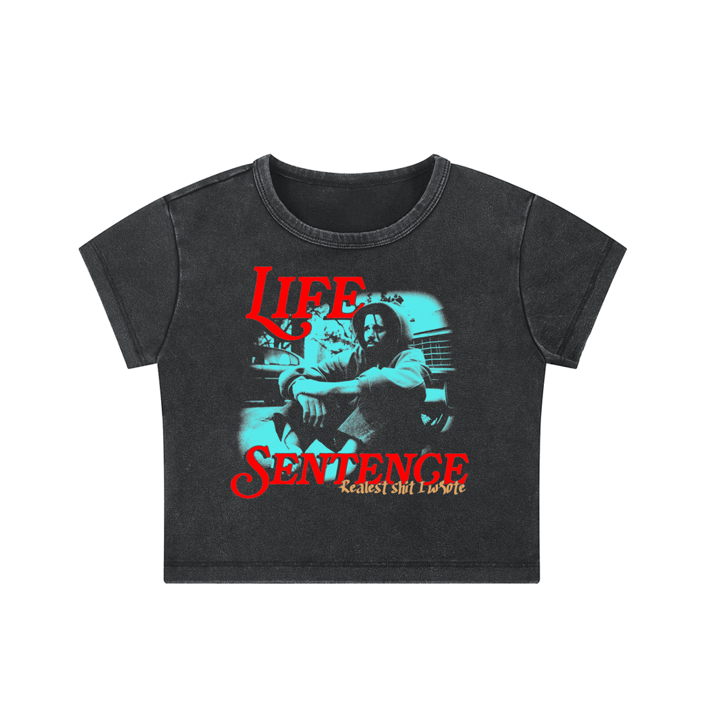 LIFE SENTENCE Crop Top